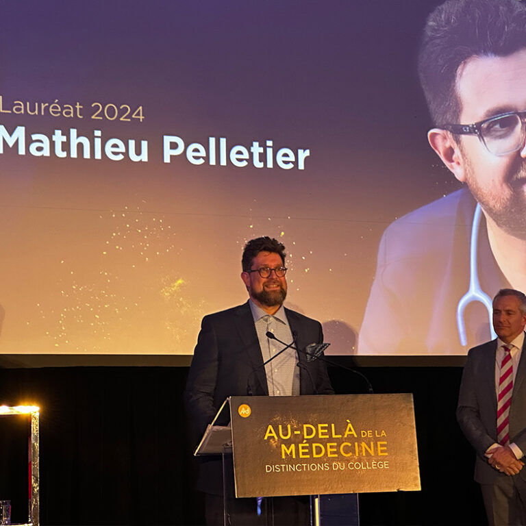 Dr Mathieu Pelletier: un médecin qui rayonne